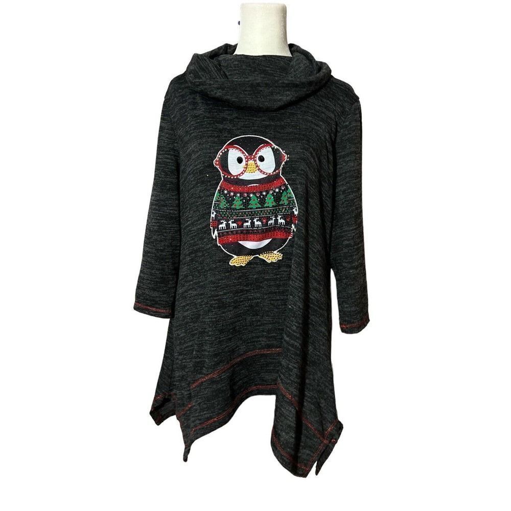 Thomas & Olivia Penguin Sweater Small Long